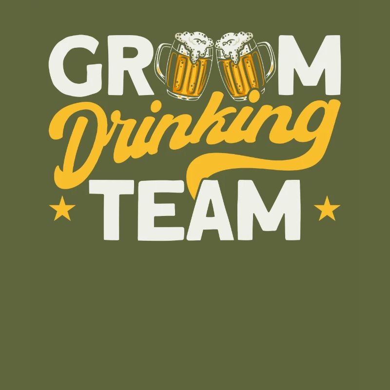 Groom Drinking Team