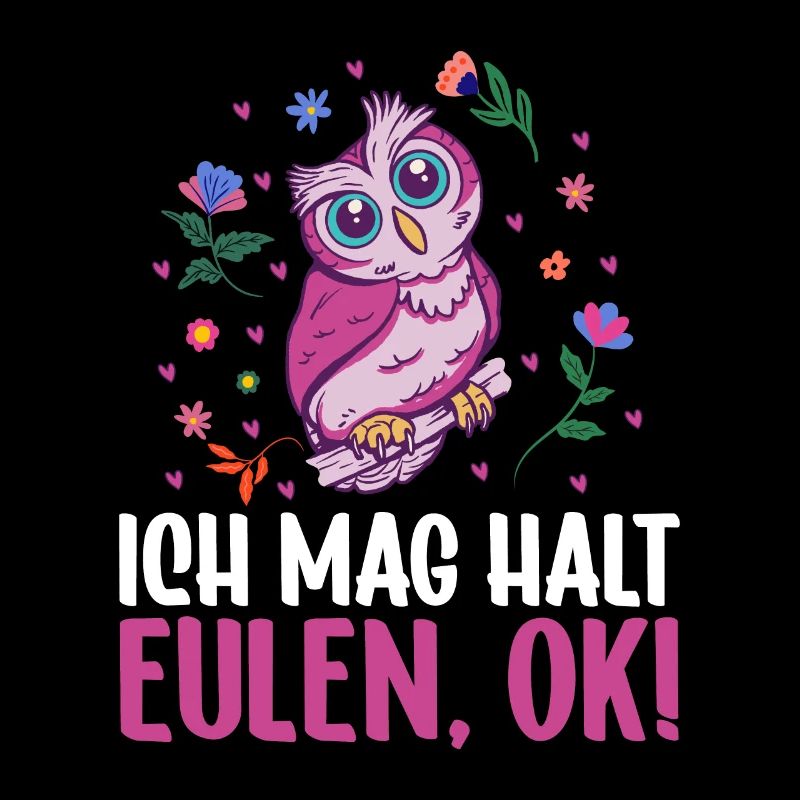 ich mag halt eulen Mädchen Eule