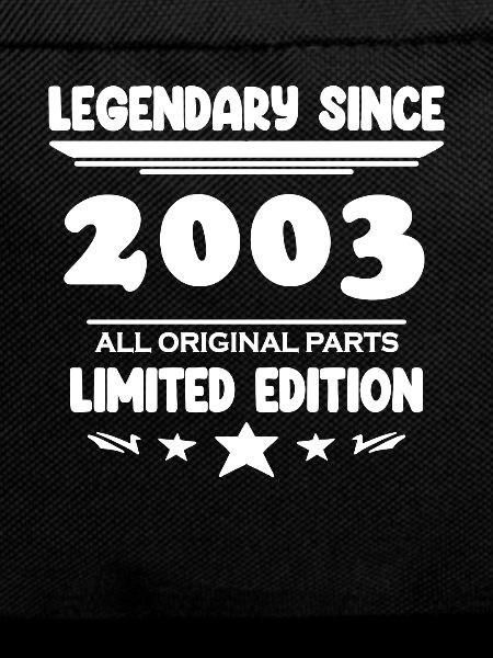 2003 - Born 2003