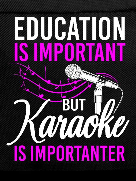 Karaoke Singer Education Is