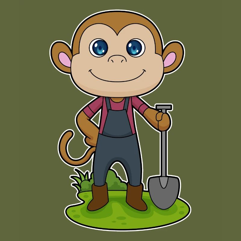 Pelle d’élevage de singes