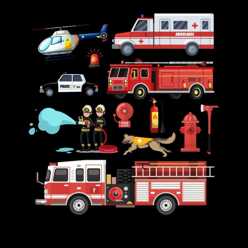 Fire Engine Rescue Firefighter Firefighter