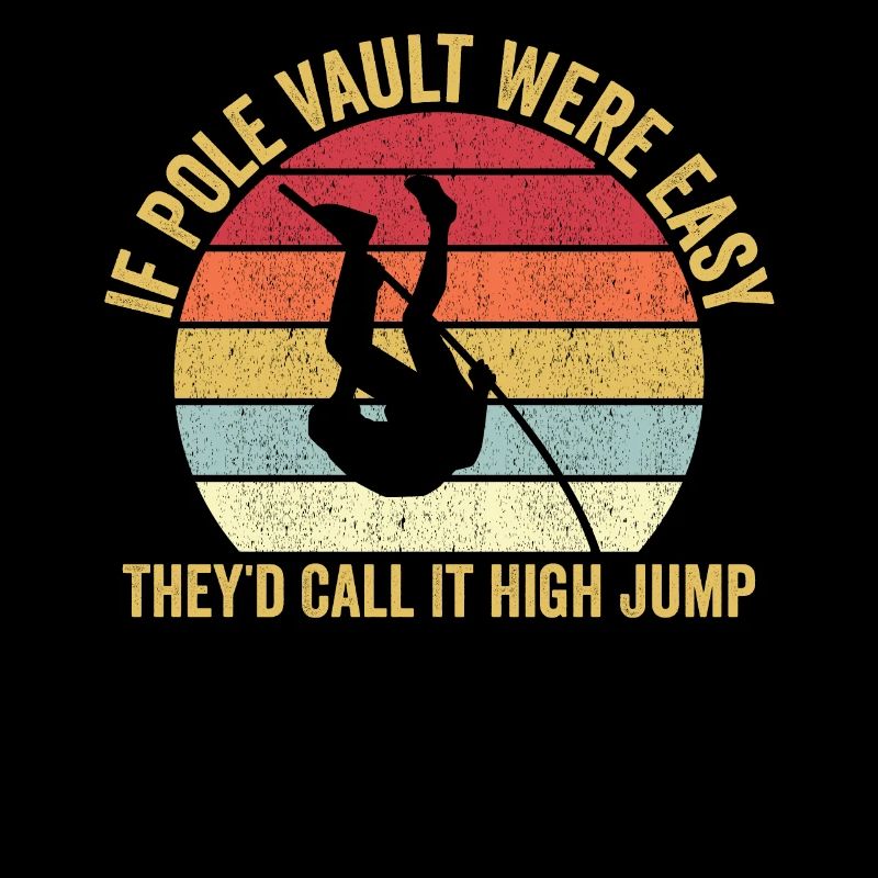 Saut à la perche amusant Saut à la perche