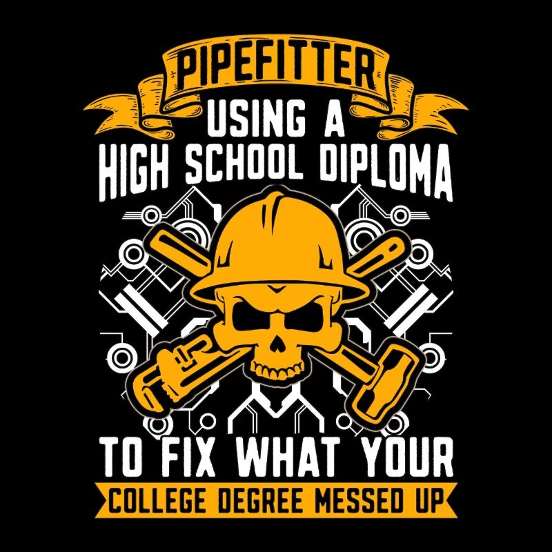 Tuyauteur utilisant un contremaître d’école secondaire Tuyauteur