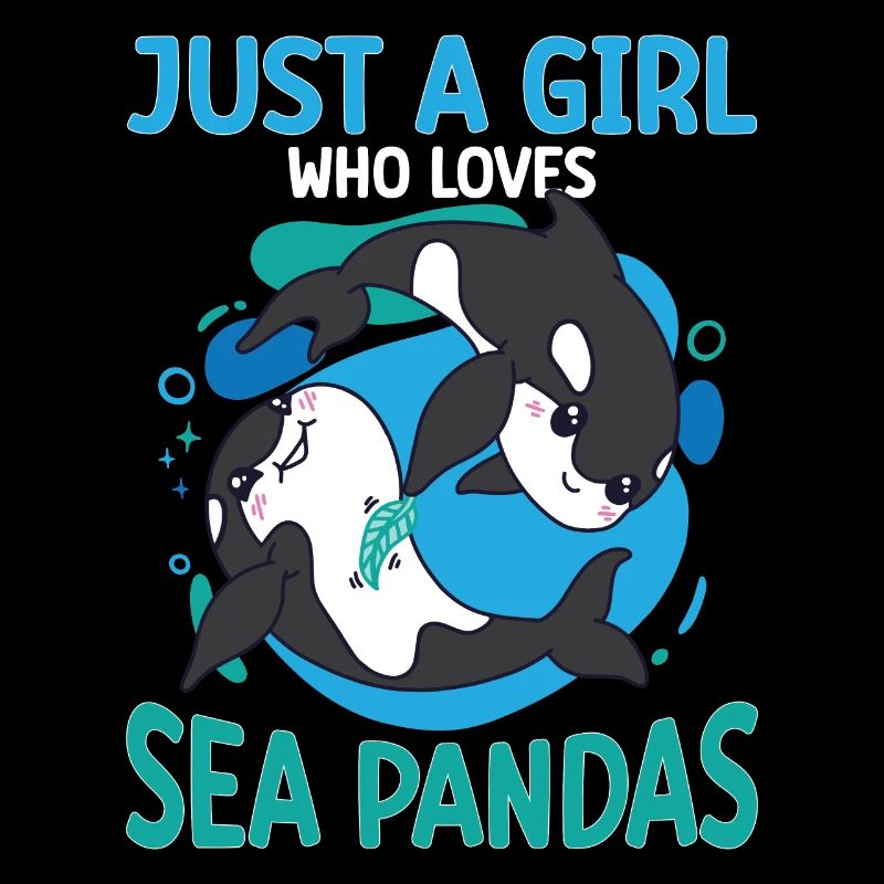 Lustiger Orca-Wal Meer-Panda