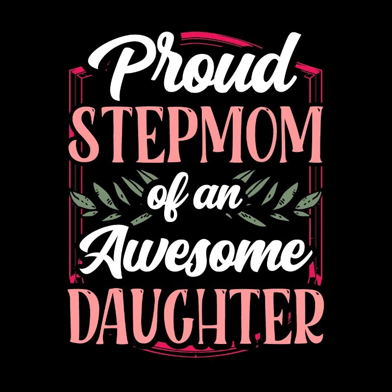 Stolze Stiefmutter Einer Großartigen Tochter Kind