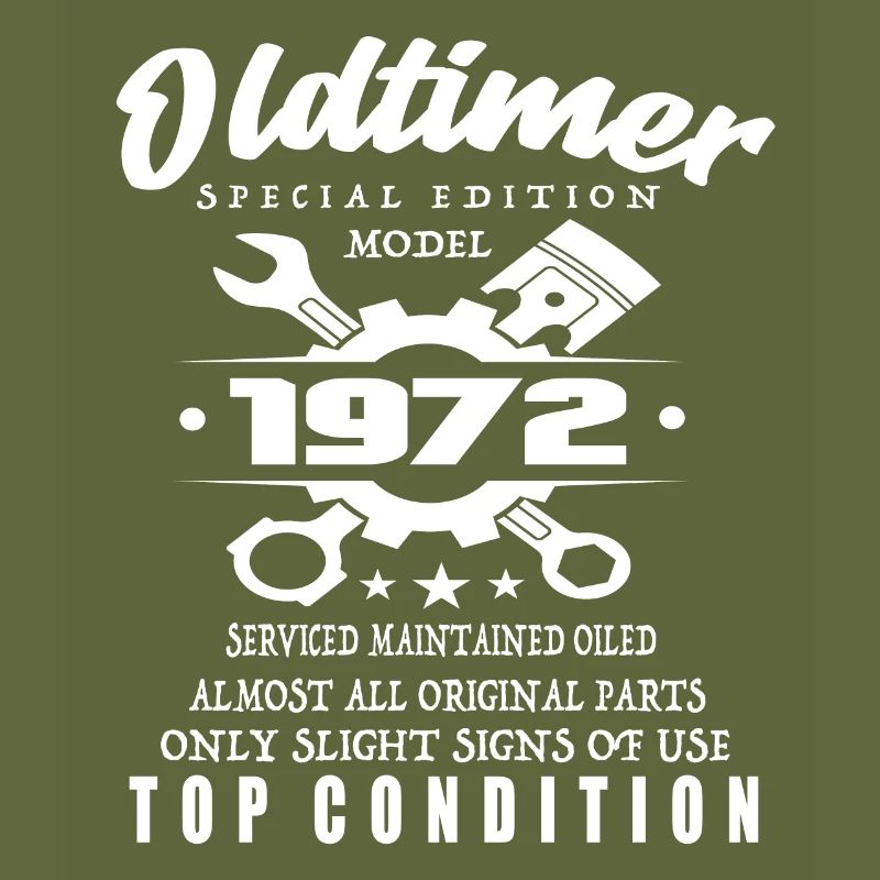 Oldtimer Special Edition Model 1972 Birthday