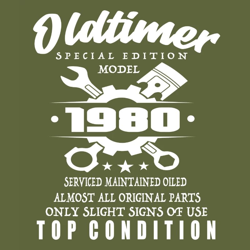 Oldtimer Special Edition Model 1980 Birthday