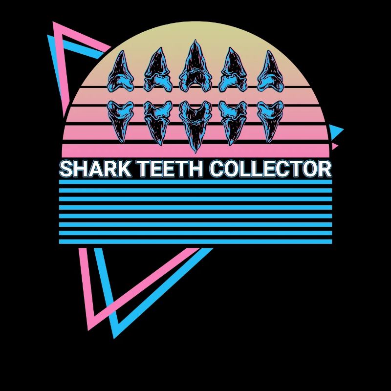 Shark Teeth Collector Retro
