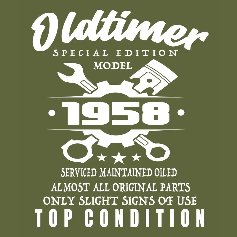 Oldtimer Special Edition Model 1958 Birthday
