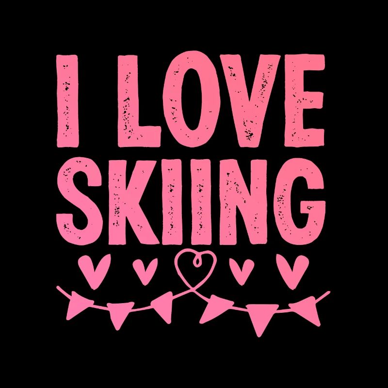 I love skiing