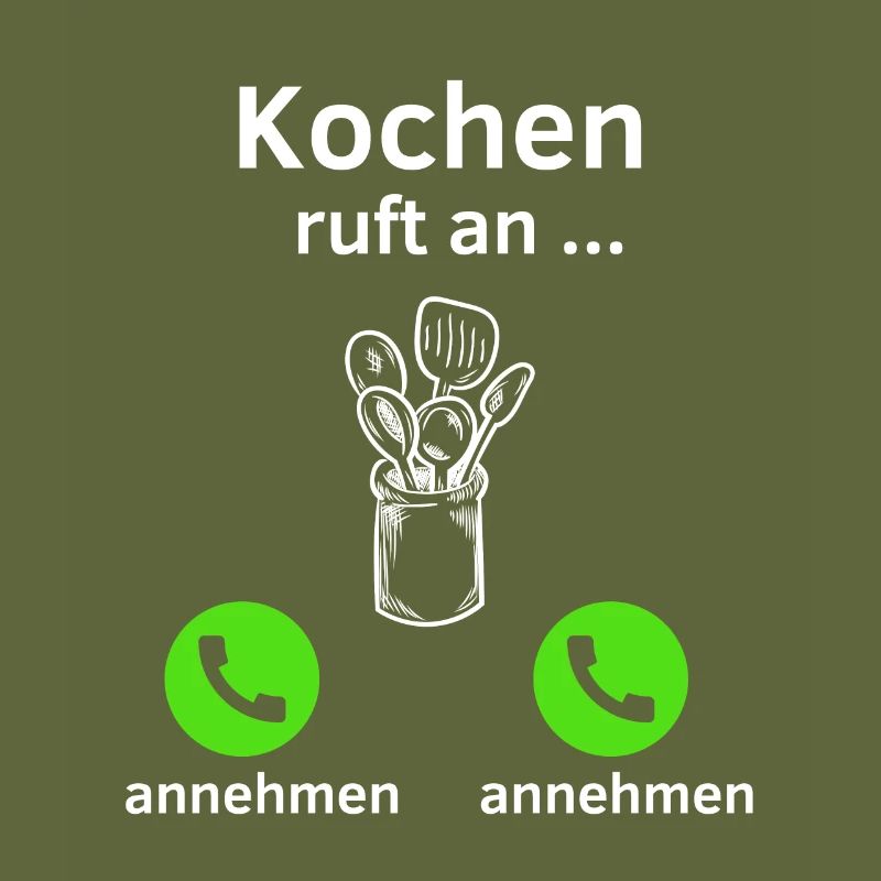 Kochen ruft an - annehmen oder annehmen?