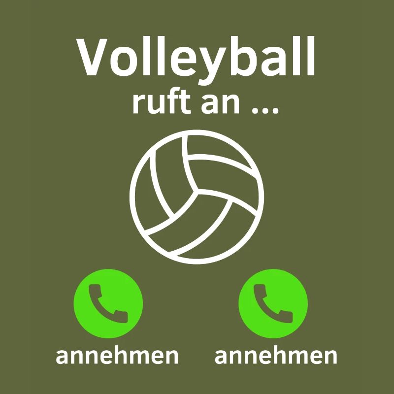Volleyball ruft an - annehmen oder annehmen?