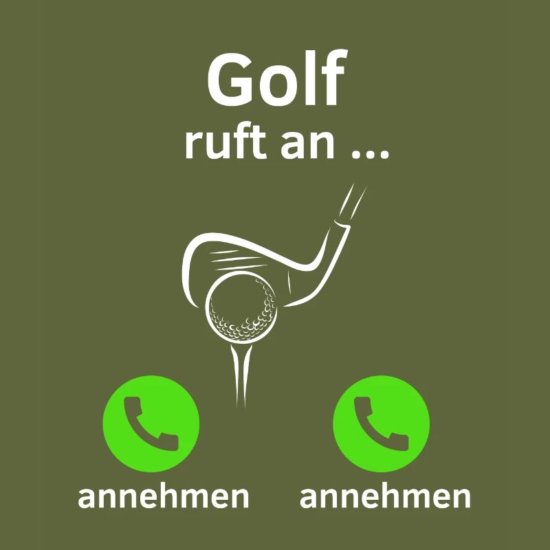 Golf ruft an - annehmen oder annehmen?