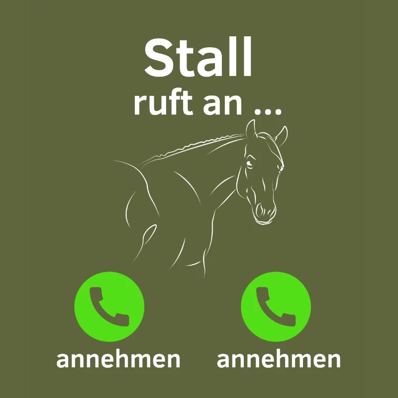 Stall ruft an - annehmen oder annehmen?