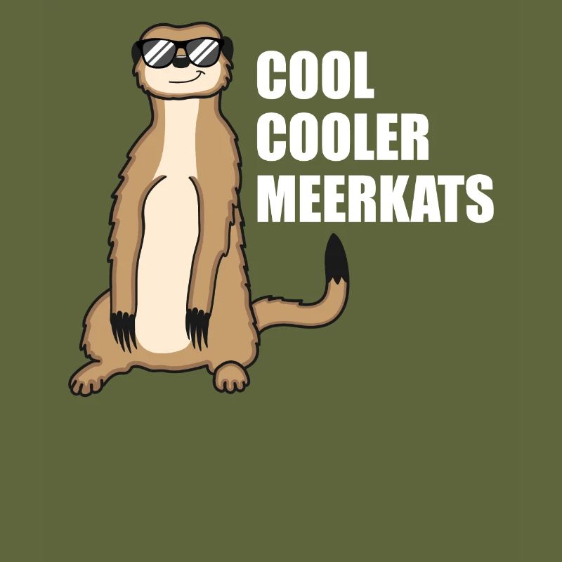 Cooles Erdmännchen Lustiger Spruch Geschenk
