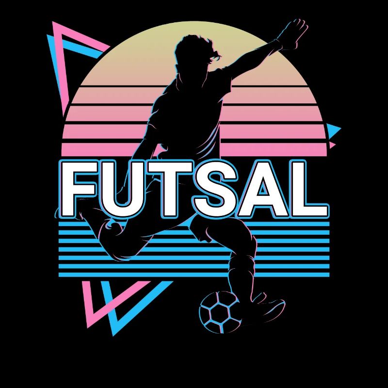 Futsal-Spieler Retro