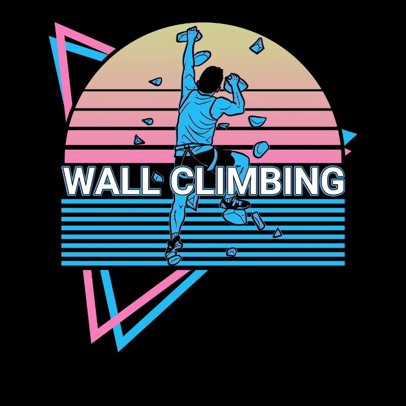 Wall climbing Wall climber retro