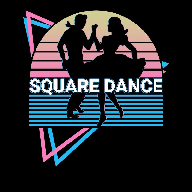 Square Dance Square Dancing Retro