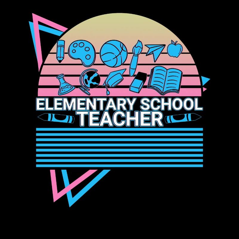 Primary School Teacher Retro