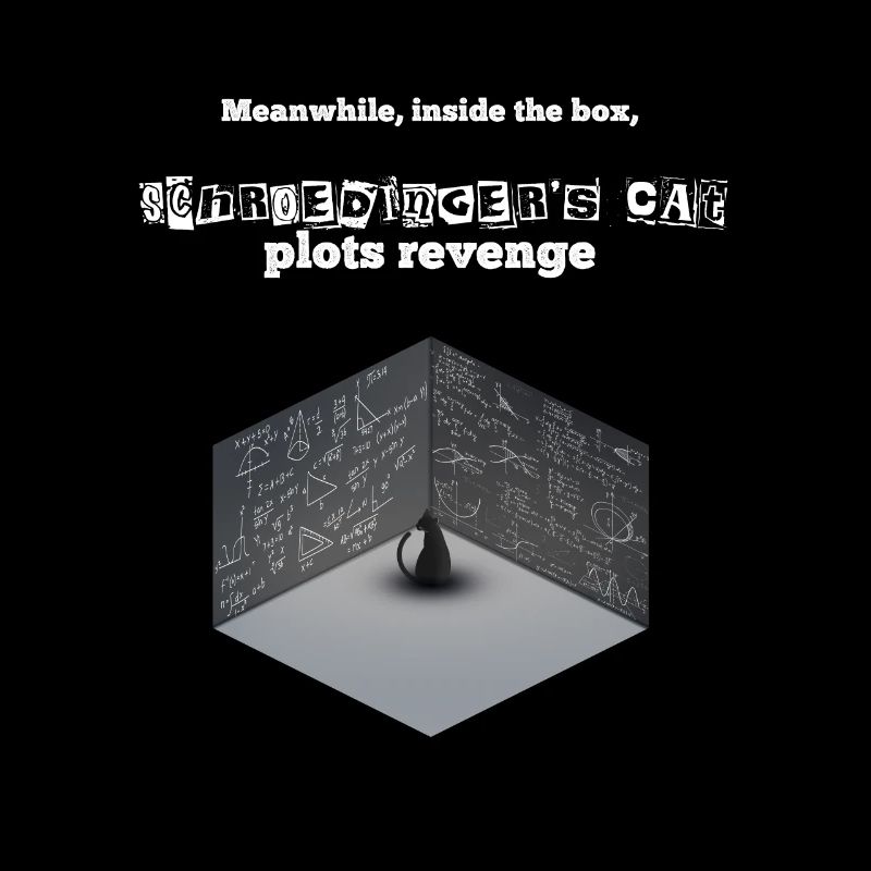 Schroedinger's cat revenge funny science
