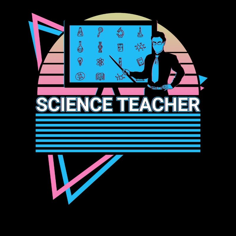 Science Teacher Retro