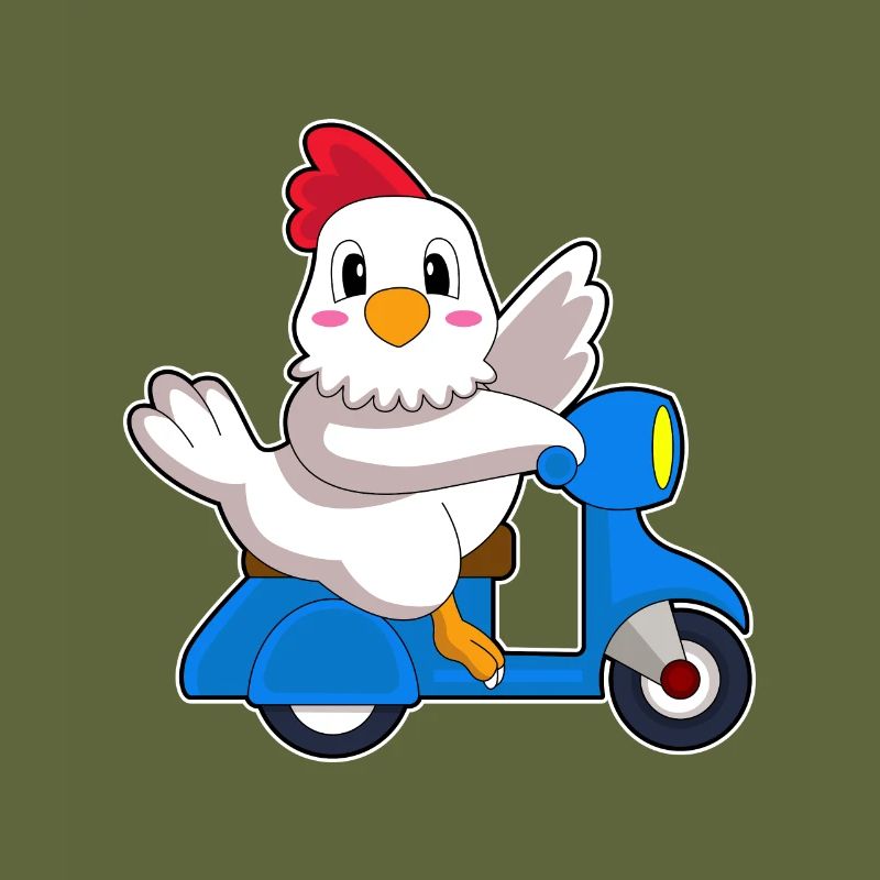 Huhn Motorroller