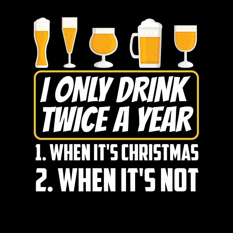 Buvez deux fois quand c’est la boisson de Noël