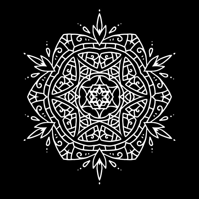 mandala fleuri