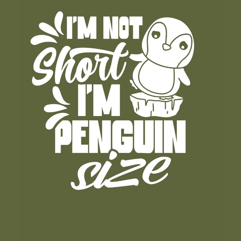 I'm not small I'm penguin size Penguin