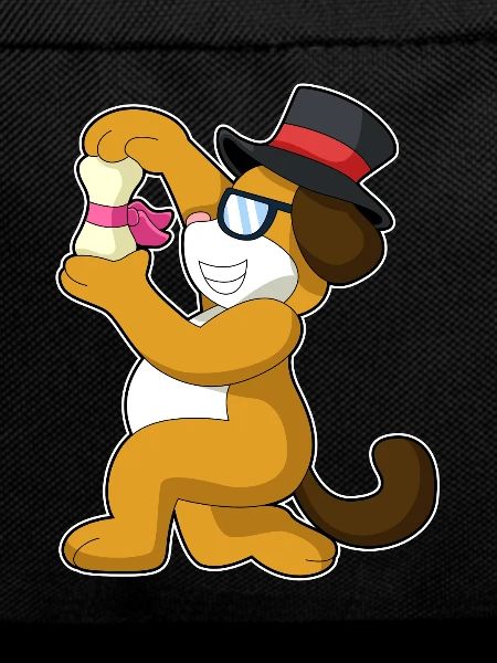 Dog Groom Top Hat Wedding