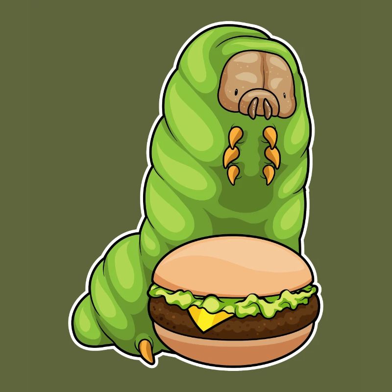 Caterpillar Cheeseburger