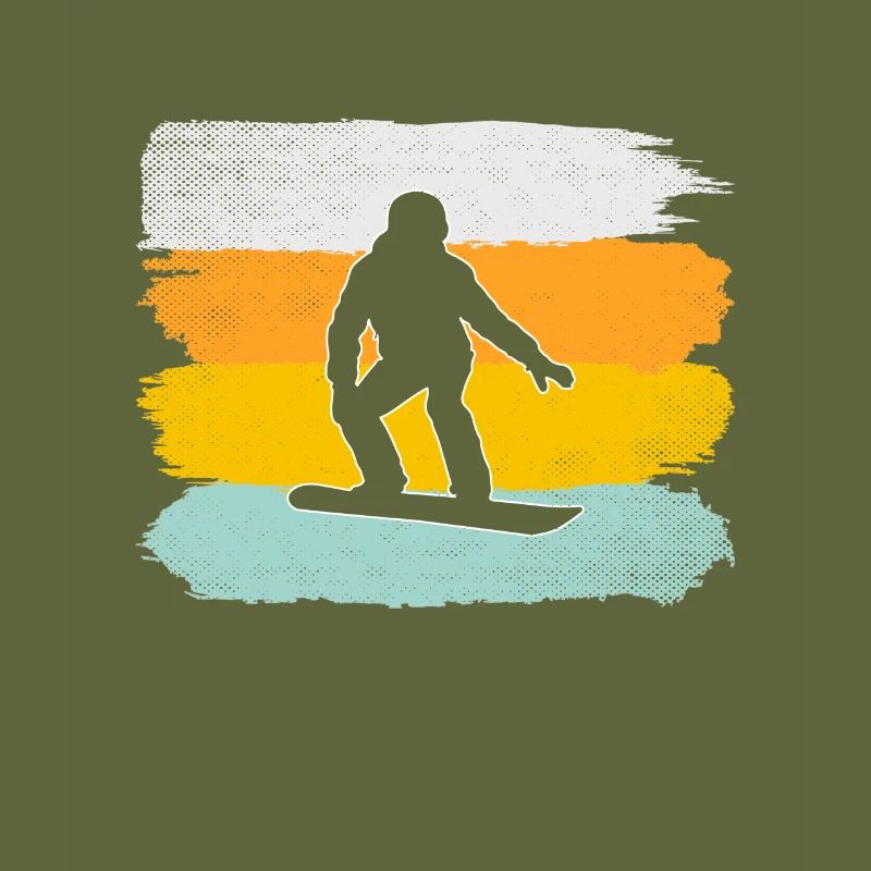 Snowboarding Retro