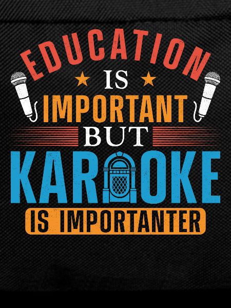 Karaoke Singer Education Is