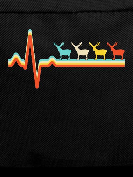 Deer retro heartbeat