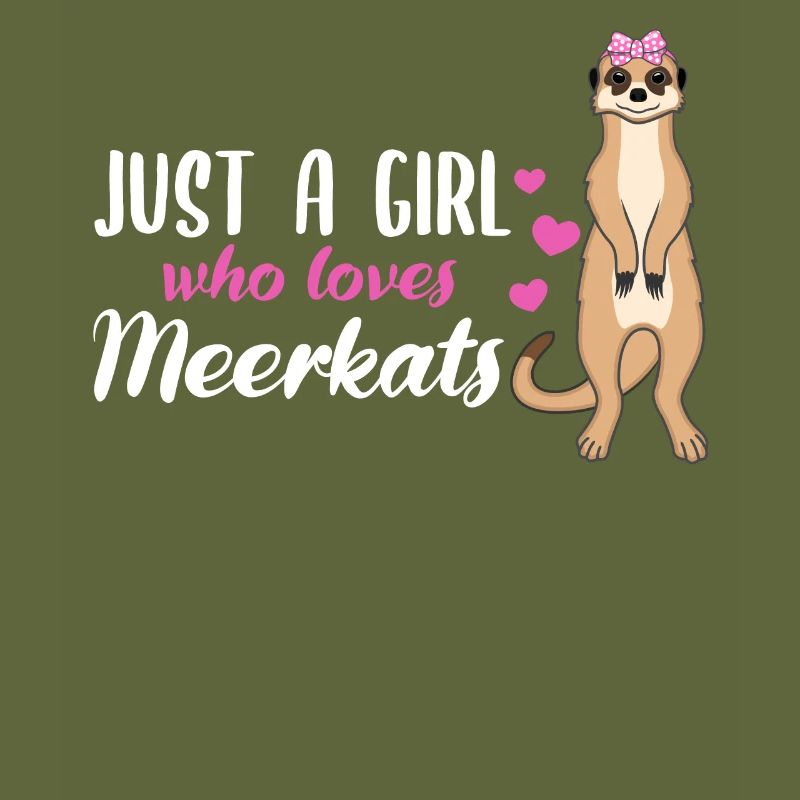 Erdmännchen Spruch Geschenk Damen Mädchen