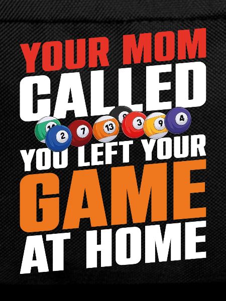 Billiards Pool Player Ball Mom