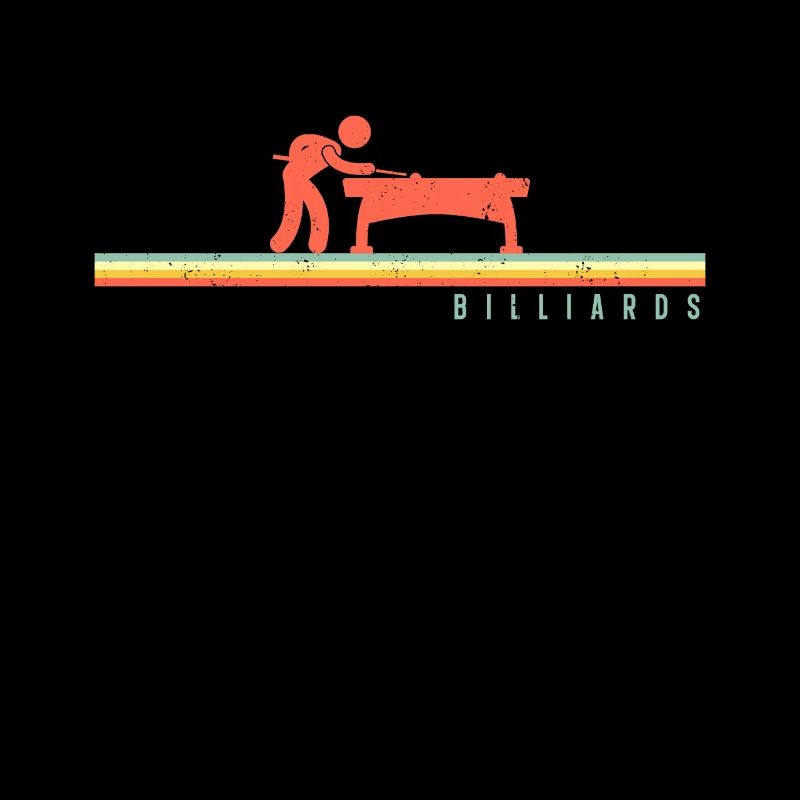 Billiards Pool Player Ball Retro
