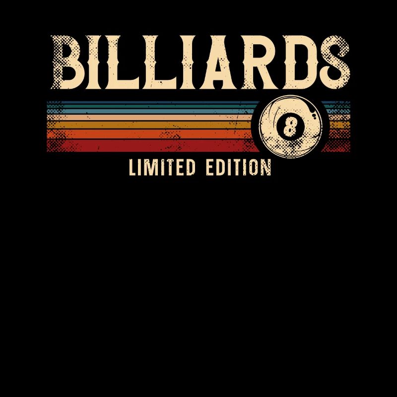 Billiards Pool Player Ball Retro
