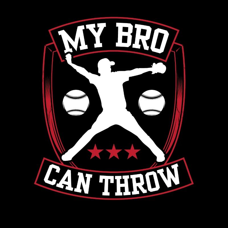 Mon frère peut lancer un lanceur de baseball
