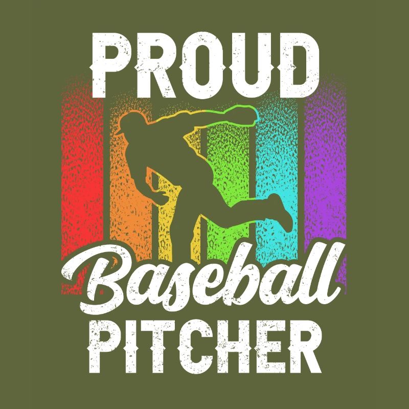 Proud Baseball Pitcher Hobby Pitcher Player