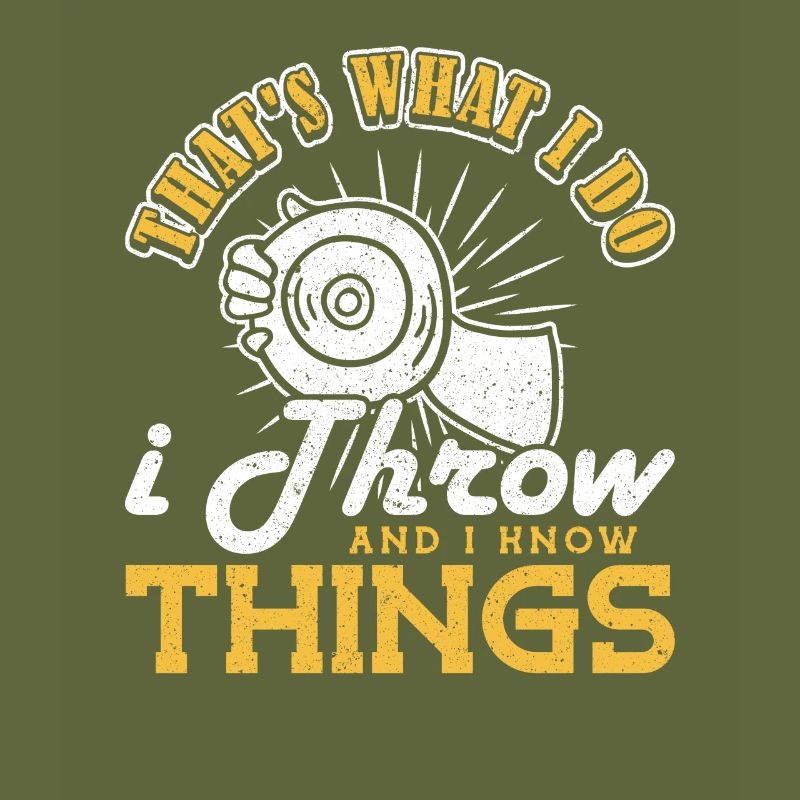 Diskus I do I throw and I know things Diskuswerfer