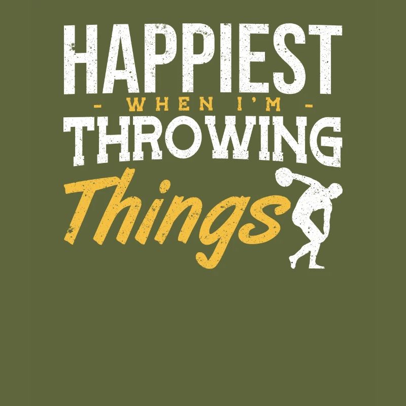 Diskus Happiest Throwing Things Discus Thrower