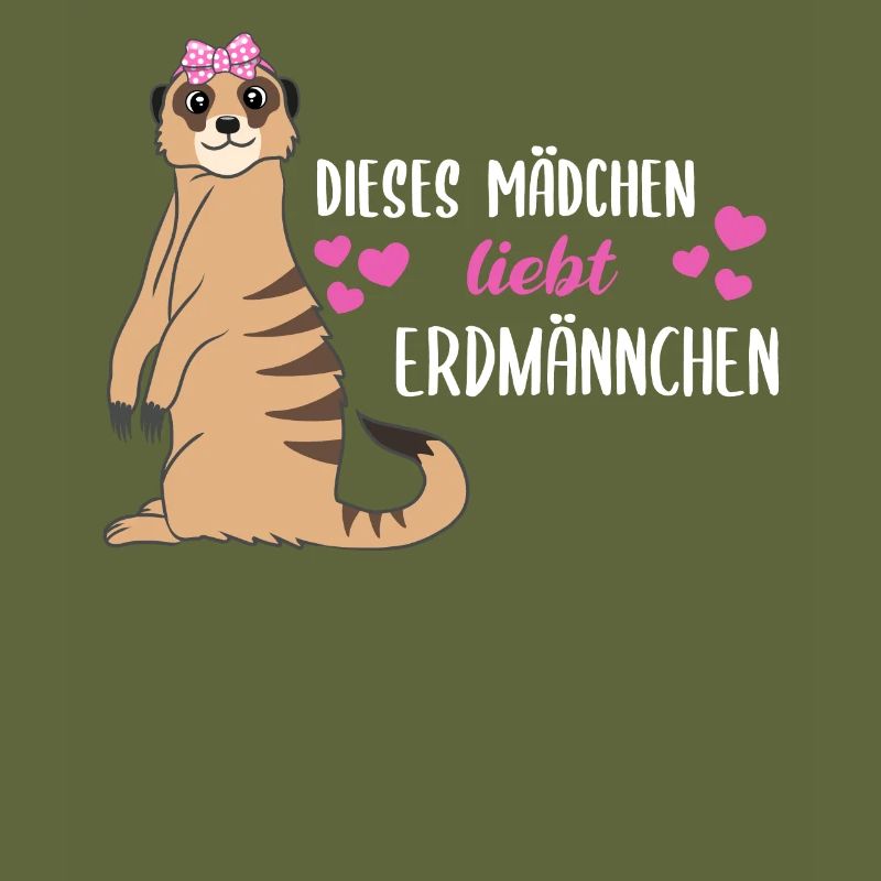 Erdmännchen Spruch Geschenk Damen Mädchen