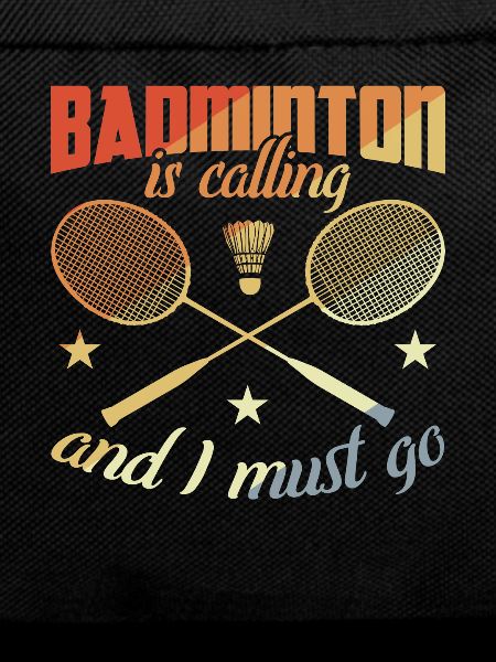 Lustiges Badminton Zitat