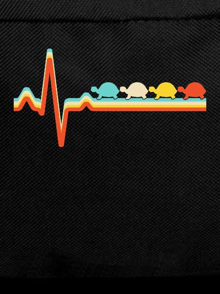 Turtle Retro Heartbeat
