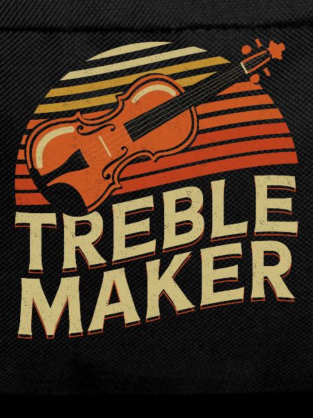 Violin Violinist Pun Treble Maker