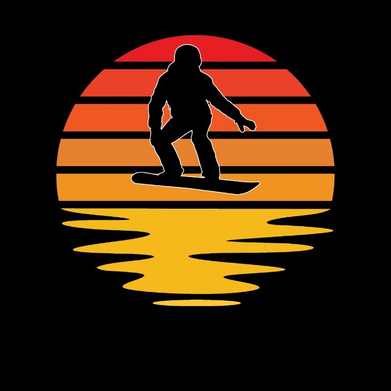 Snowboarden Retro