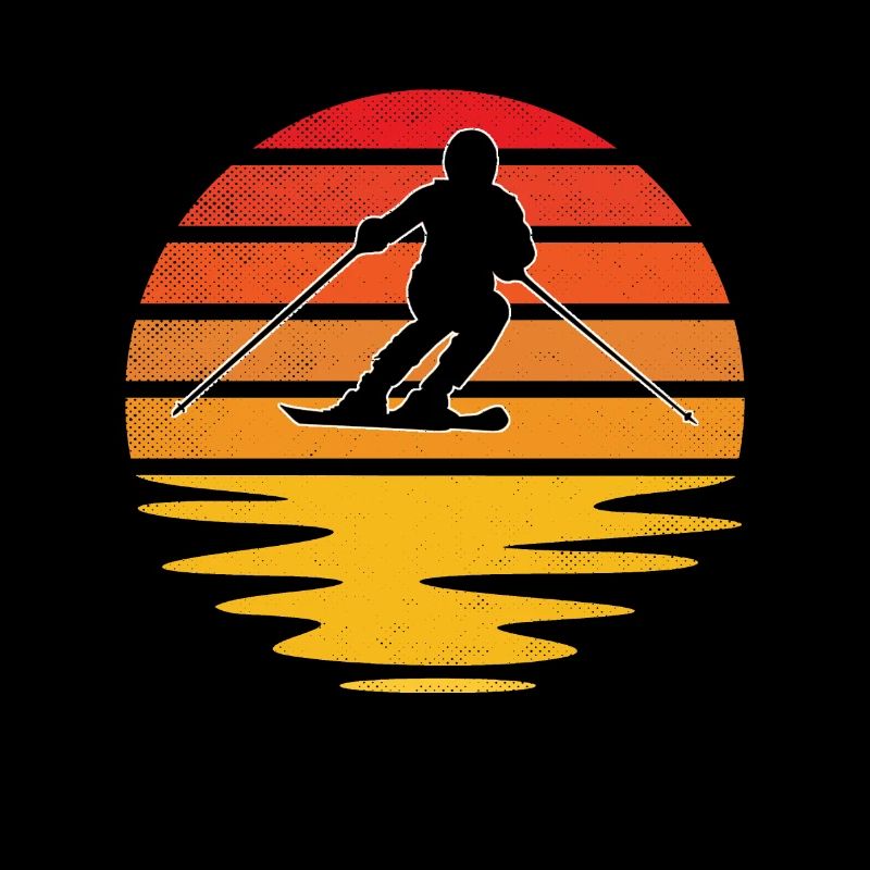 Retro skiing