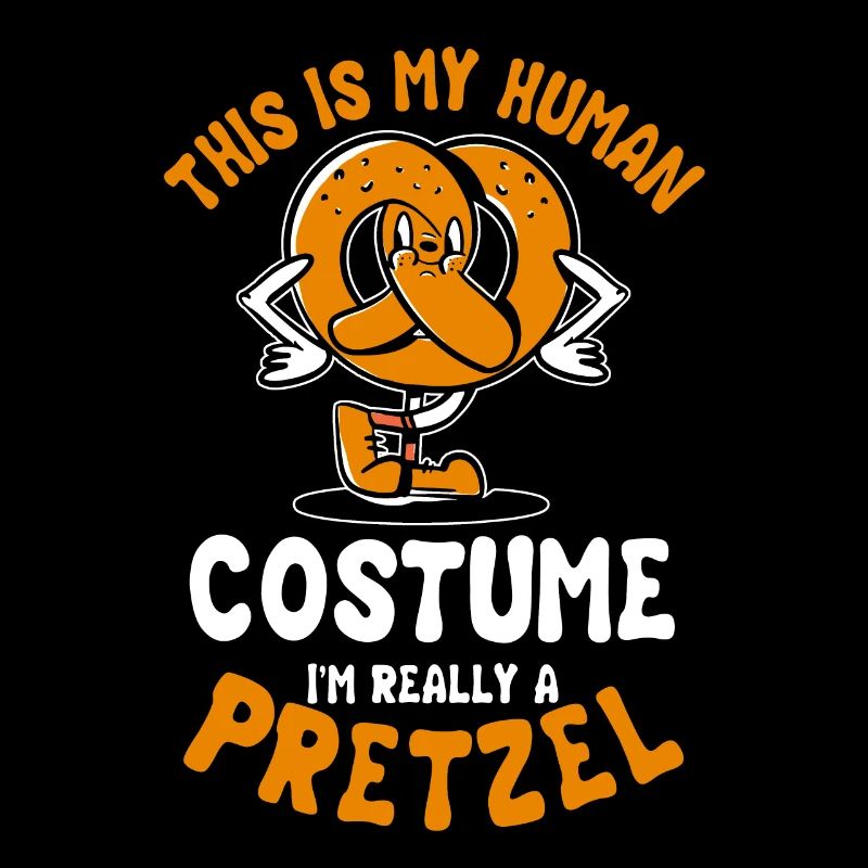 Menschliches Brezel Kostüm